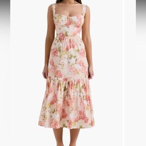 House of Cb peony dress